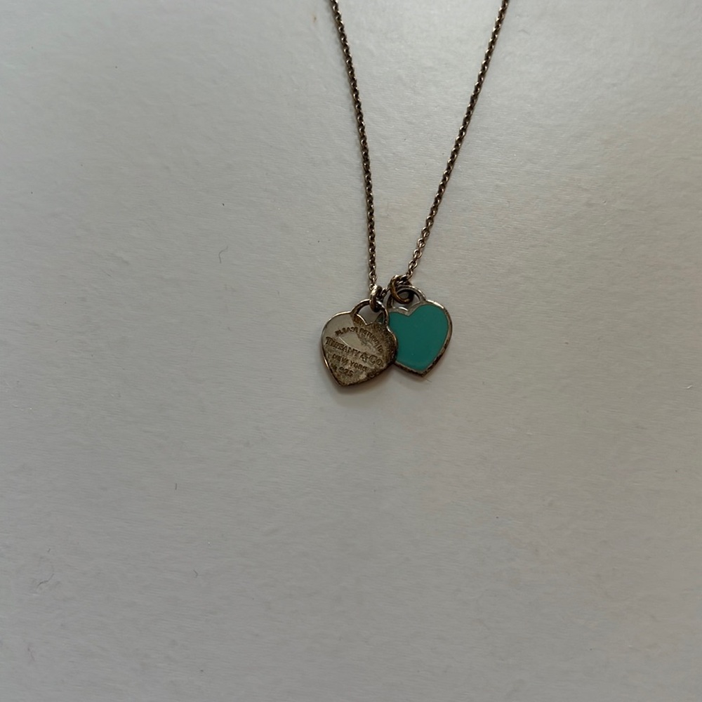 Tiffany Mini Hearts Tag Necklace